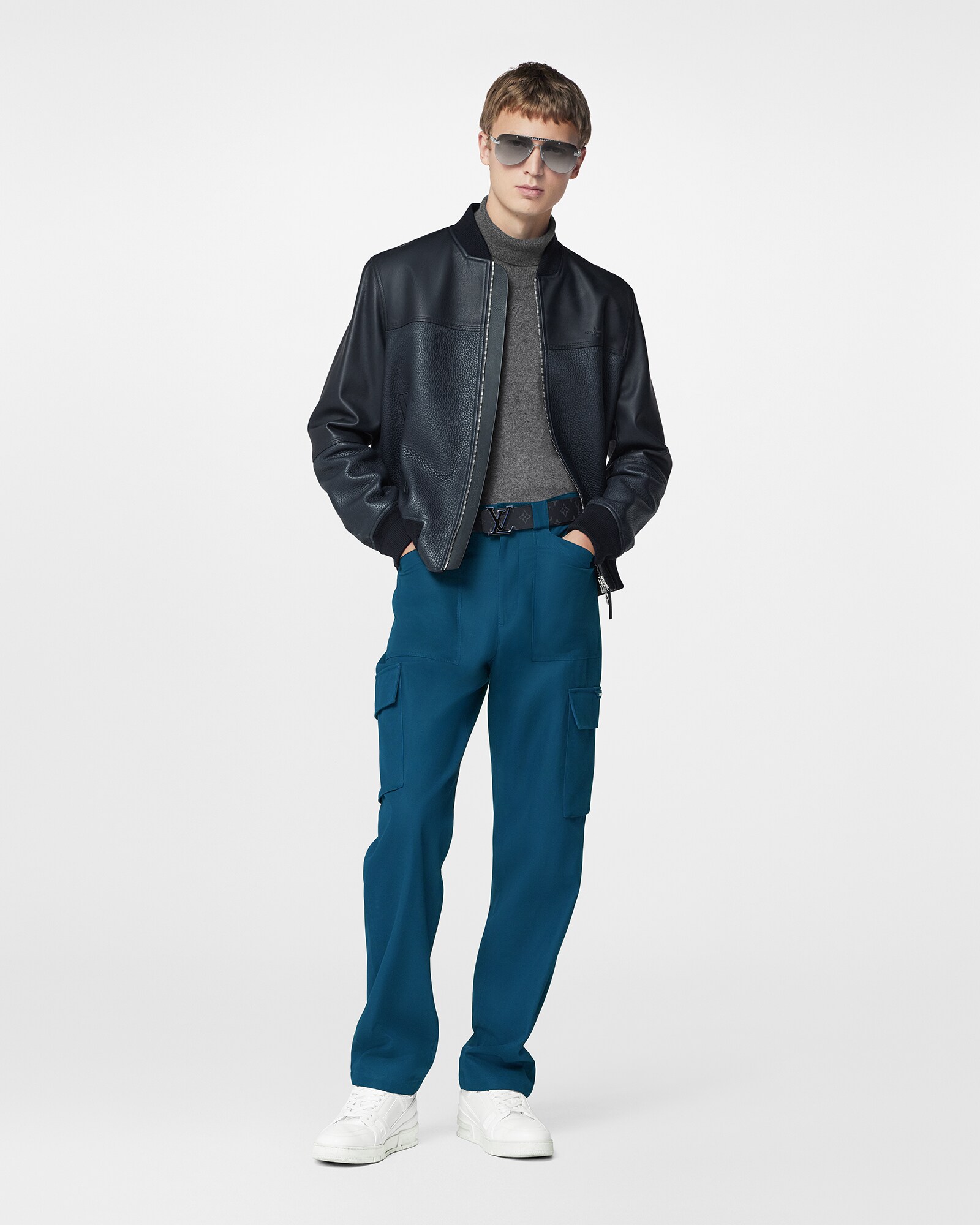 LV Ash Sunglasses Luxury S00 Silver LOUIS VUITTON